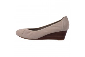Pantofi dama, din piele naturala, marca Geox, cod D32T4-03-06, culoare bej