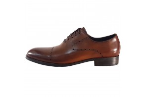 Pantofi eleganti barbati, din piele naturala, marca Alberto Clarinii, cod A589-02-113, culoare maro