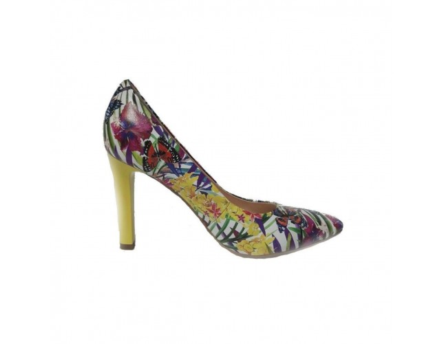 Pantofi dama, din piele naturala, marca Botta, cod 428-15-05, culoare multicolor