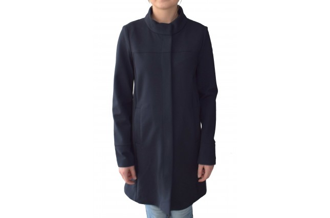 Jacheta textil dama, din poliamida, marca Geox, W9221N-F4386-42-06, bleumarin