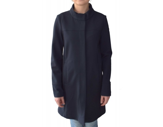 Jacheta textil dama, din poliamida, marca Geox, W9221N-F4386-42-06, bleumarin