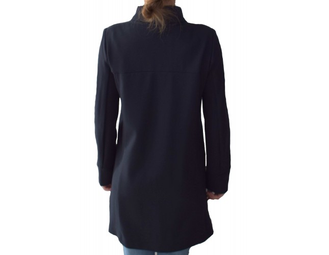 Jacheta textil dama, din poliamida, marca Geox, W9221N-F4386-42-06, bleumarin