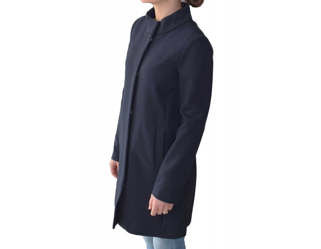 Jacheta textil dama, din poliamida, marca Geox, W9221N-F4386-42-06, bleumarin