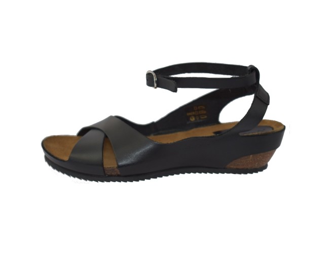 Sandale dama, din piele naturala, marca KicKers, 609541-50-01-134, negru