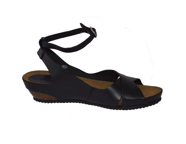 Sandale dama, din piele naturala, marca KicKers, 609541-50-01-134, negru