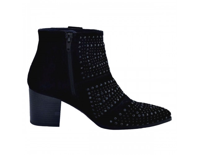 Botine dama, din piele naturala, marca Dorking, D7699-01-136, negru