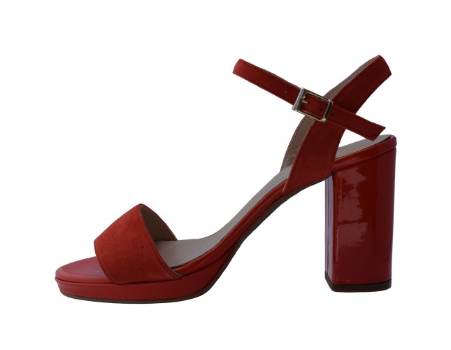 Sandale dama, din piele naturala, Brenda Zaro, T3556-37-O-84, corai