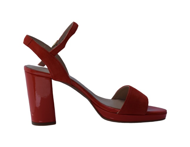 Sandale dama, din piele naturala, Brenda Zaro, T3556-37-O-84, corai