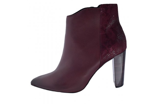 Ghete dama, din piele naturala, Caprice, 9-25315-25-30-P-03, bordo