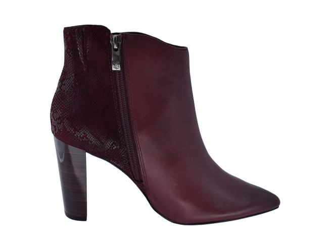Ghete dama, din piele naturala, Caprice, 9-25315-25-30-P-03, bordo