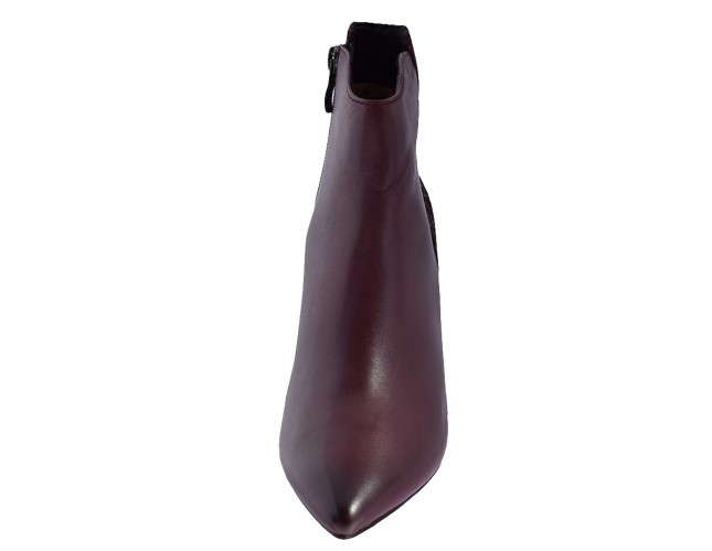 Ghete dama, din piele naturala, Caprice, 9-25315-25-30-P-03, bordo