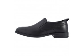 Pantofi barbati, din piele naturala, marca Mels, 66075-01-143, negru
