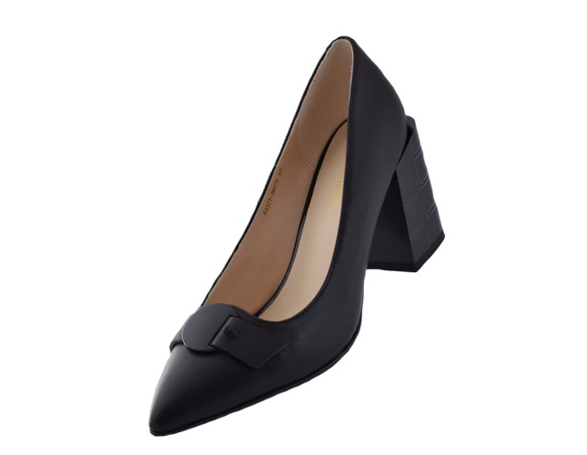 Pantofi damă, din piele naturală, marca Jose Simon, K4321-3667A-01-147, negru