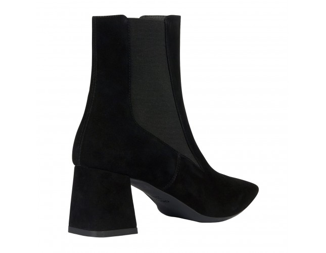 Ghete dama, din piele naturala, Geox, D36VCC-00021-C9999-01-06, negru