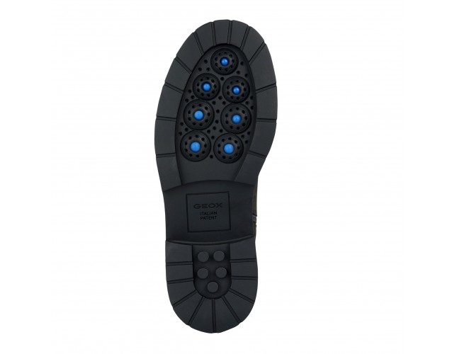 Ghete dama, din piele naturala, Geox, D36VDK-00022-C9002-14-06, gri