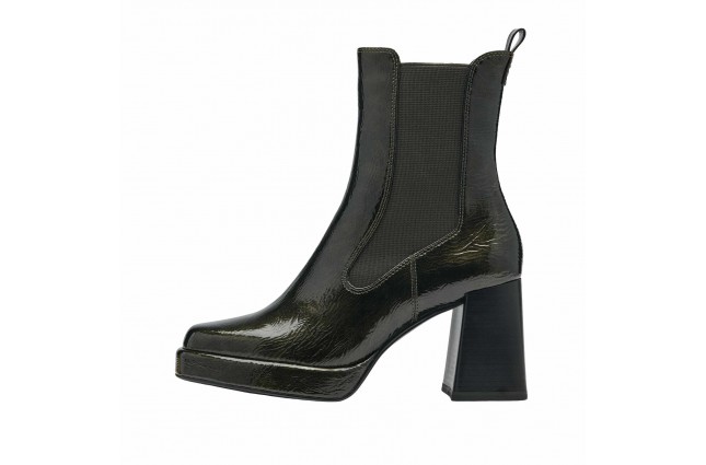 Ghete damă, din piele ecologică, Tamaris, 1-25002-41-722-40-10, kaki