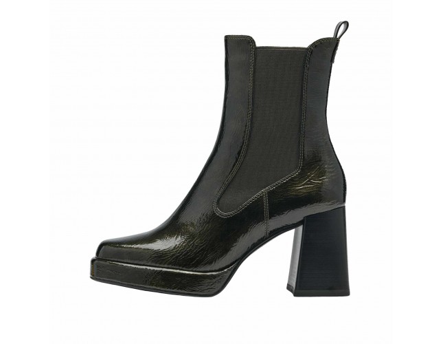 Ghete damă, din piele ecologică, Tamaris, 1-25002-41-722-40-10, kaki