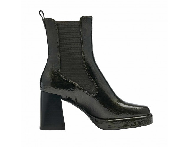 Ghete damă, din piele ecologică, Tamaris, 1-25002-41-722-40-10, kaki