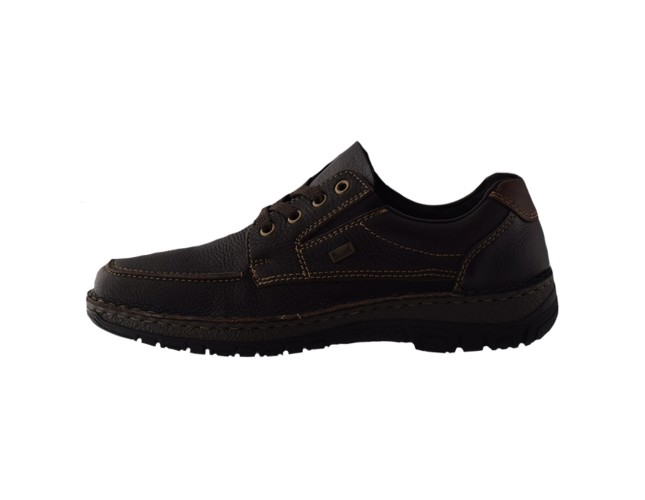 Pantofi bărbați, din piele naturală, Rieker, 05100-25-02-22, maro