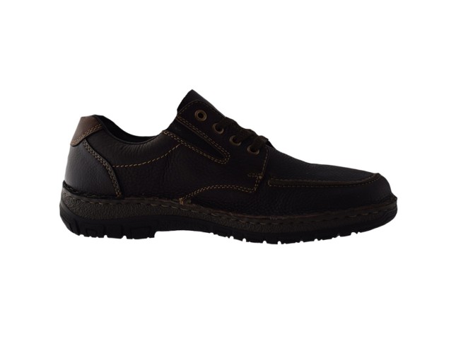 Pantofi bărbați, din piele naturală, Rieker, 05100-25-02-22, maro