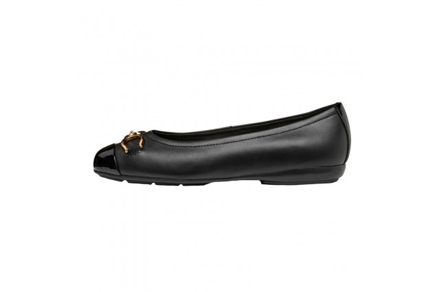 Balerini dama, din piele naturala, Geox, D467NA-08502-C999901-06, negru