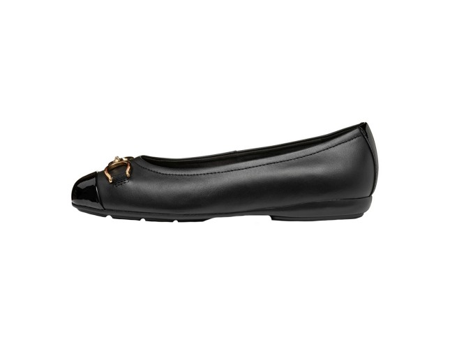 Balerini dama, din piele naturala, Geox, D467NA-08502-C999901-06, negru