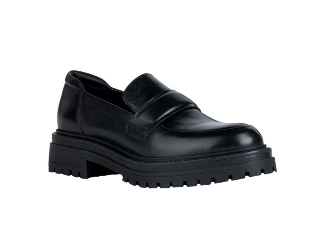 Pantofi dama, din piele naturala, Geox, D36HRA-00043-C9999-01-06, negru