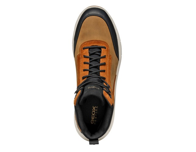 Ghete barbati, din piele naturala, Geox, U46FDB-0FF22-C2112-08-06, galben