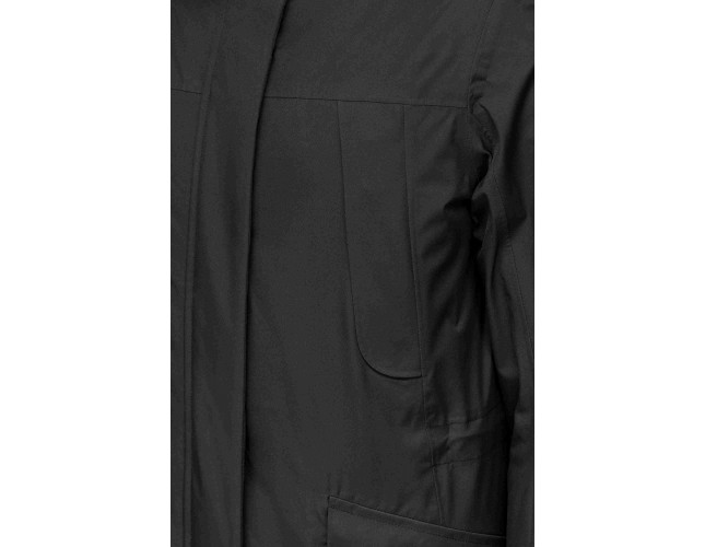 Jacheta dama, din textil, Geox, W4621B-T3149-F9000-01-06, negru
