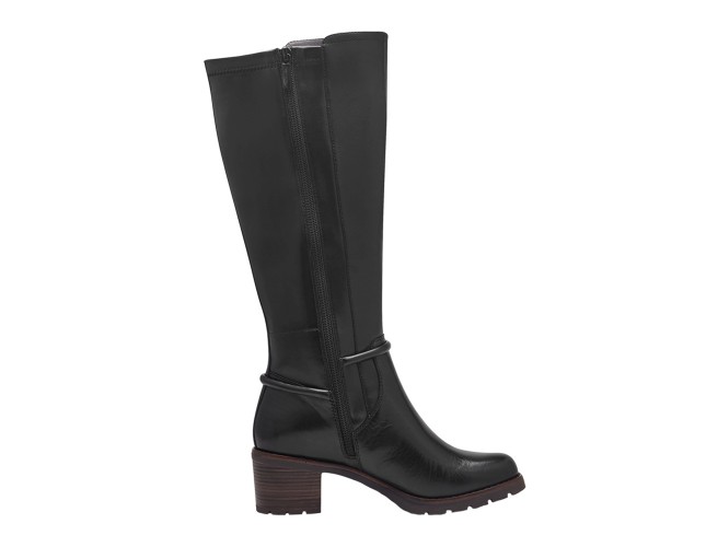 Cizme dama, din piele naturala, Tamaris Comfort, 8-86601-43-001-01-09, negru