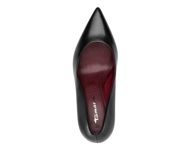 Pantofi dama, din piele naturala, Tamaris,1-22480-42-003, negru