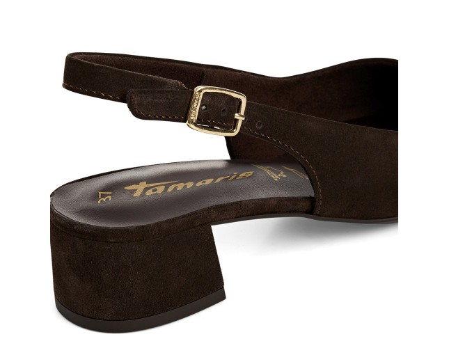 Pantofi dama, din piele naturala, Tamaris, 1-29500-42-304-090, maro