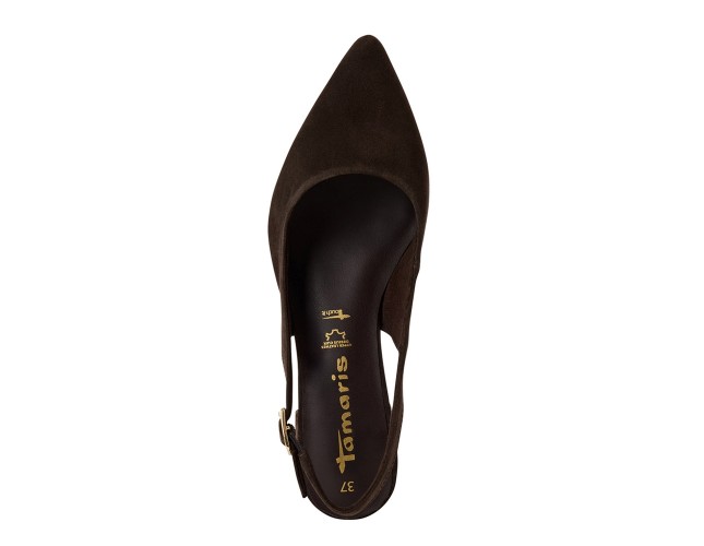 Pantofi dama, din piele naturala, Tamaris, 1-29500-42-304-090, maro