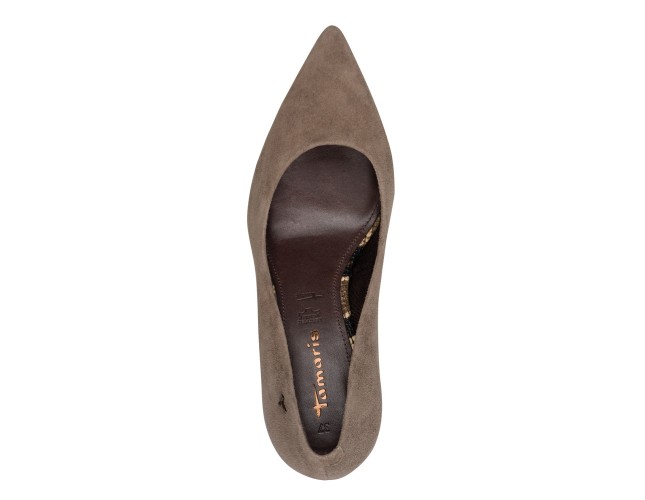 Pantofi dama, piele naturala, Tamaris, 001-22427-43-344, taupe - 2