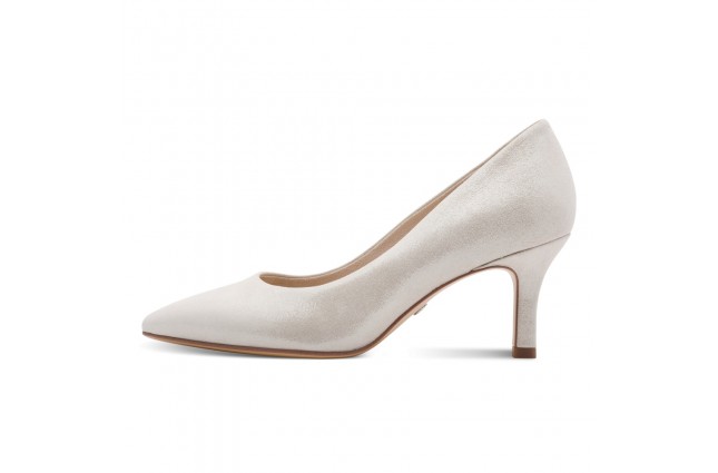 Pantofi dama, piele naturala, Tamaris, 001-22434-41-941, argintiu