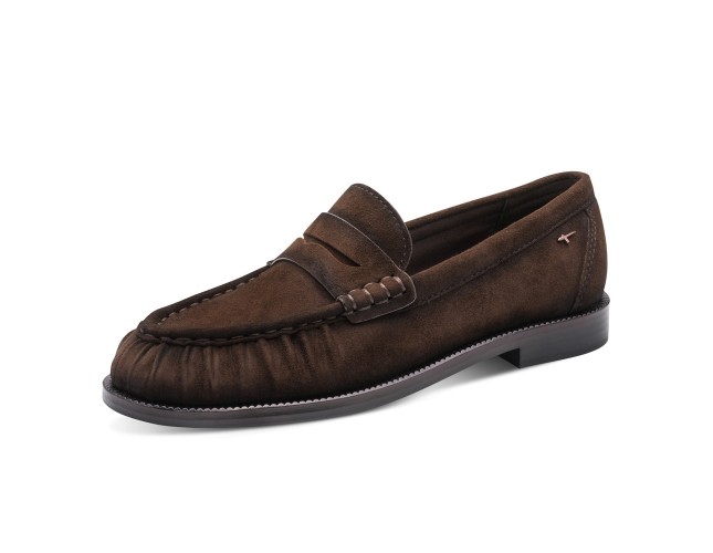 Mocasini dama, piele naturala, Tamaris, 001-24251-47-304, maro
