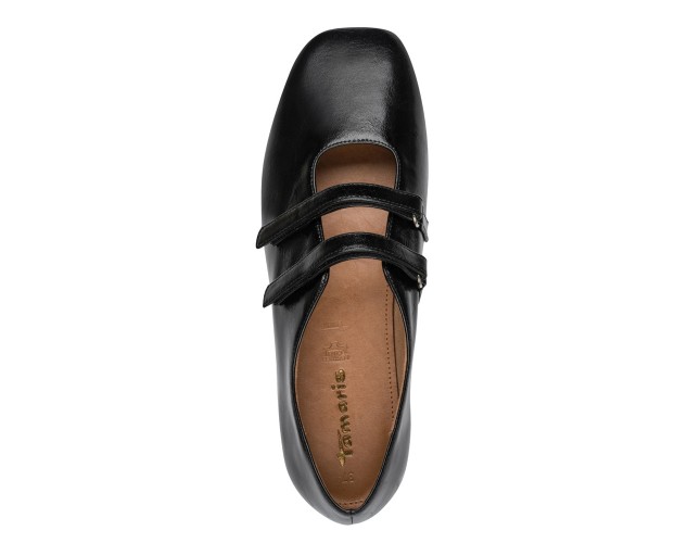 Pantofi de dama, piele ecologica, Tamaris, 1-22140-47-001-090, negru
