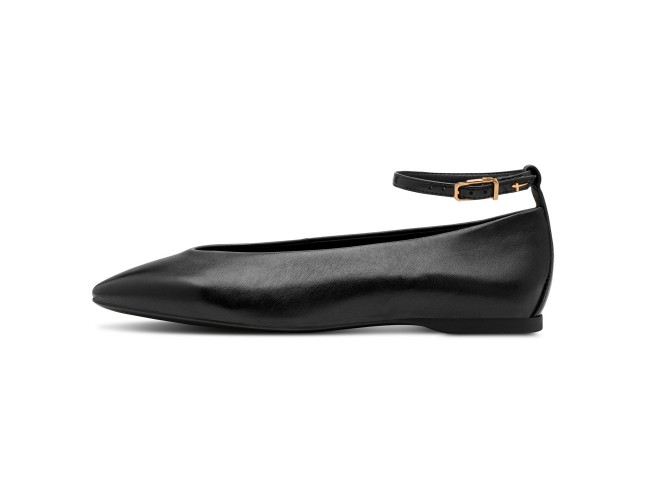 Balerini dama, piele naturala, Tamaris, 1-22161-45-001, negru