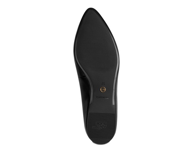 Balerini dama, piele naturala, Tamaris, 1-22161-45-001, negru