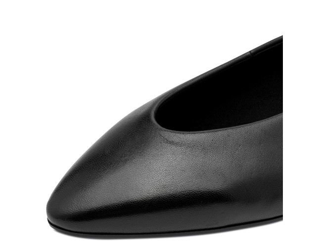 Balerini dama, piele naturala, Tamaris, 1-22161-45-001, negru