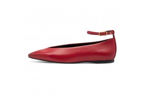 Balerini dama, piele naturala, Tamaris, 1-22161-45-500, rosu - 1