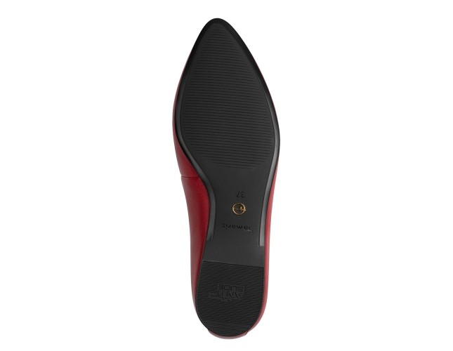 Balerini dama, piele naturala, Tamaris, 1-22161-45-500, rosu - 2