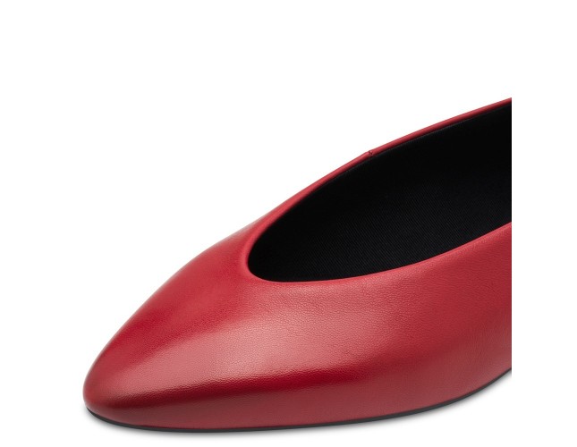 Balerini dama, piele naturala, Tamaris, 1-22161-45-500, rosu - 5