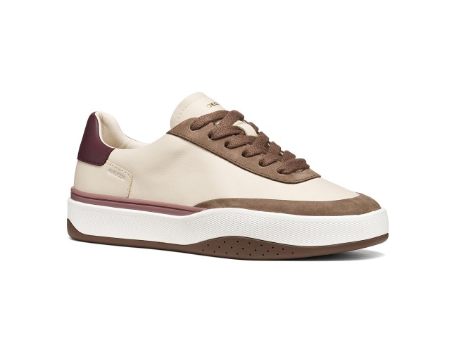 Adidasi dama, piele naturala, Geox, D655KA-08532-C1SH6, multicolor - 4