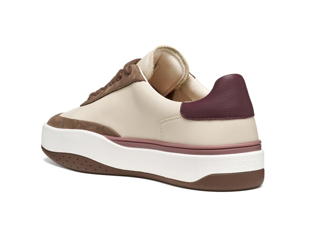Adidasi dama, piele naturala, Geox, D655KA-08532-C1SH6, multicolor - 5