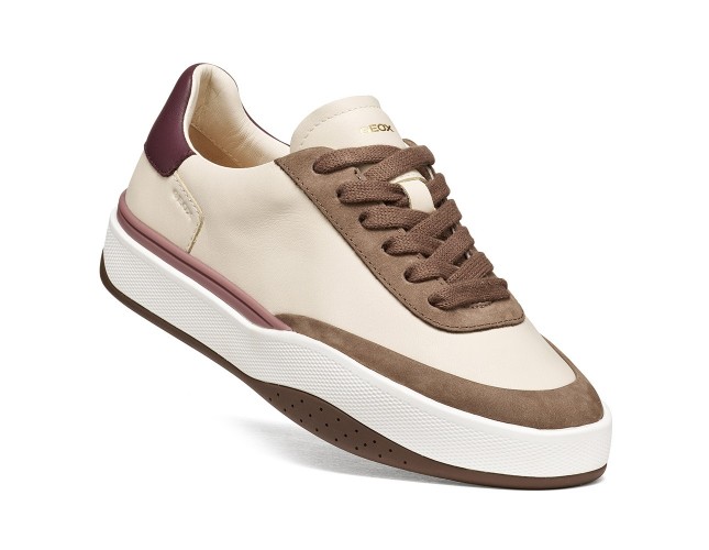 Adidasi dama, piele naturala, Geox, D655KA-08532-C1SH6, multicolor - 6