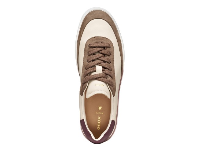 Adidasi dama, piele naturala, Geox, D655KA-08532-C1SH6, multicolor - 7