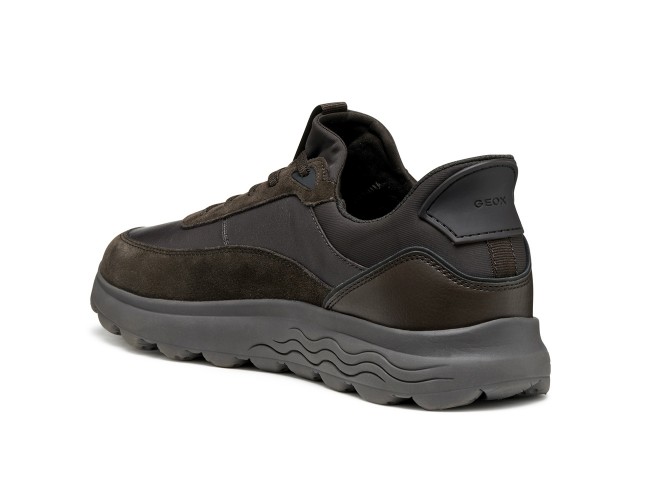 Adidasi barbati, piele naturala, Geox, U56MPA-08522-C6006, maro - 5