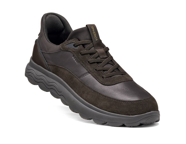 Adidasi barbati, piele naturala, Geox, U56MPA-08522-C6006, maro - 6