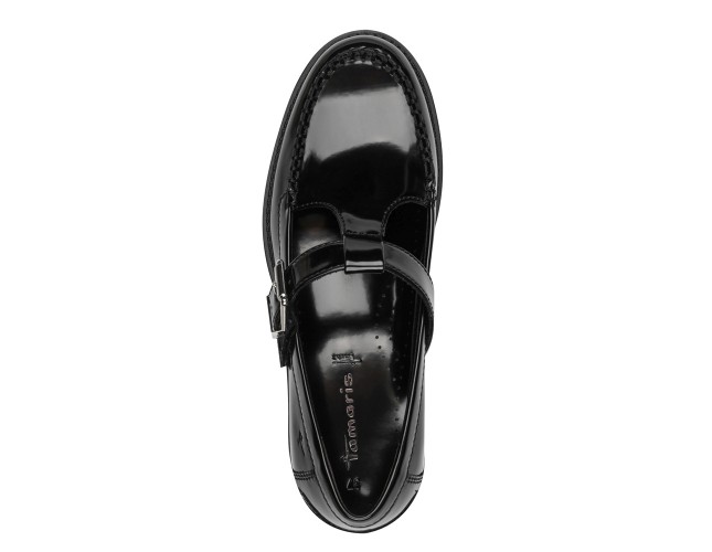 Pantofi dama, piele ecologica, Tamaris, 1-24253-47-001, negru